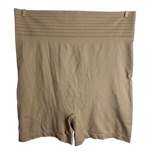 Cacique Level 2 The Smoother High Waisted Shaper Shorts Beige Size 22/24